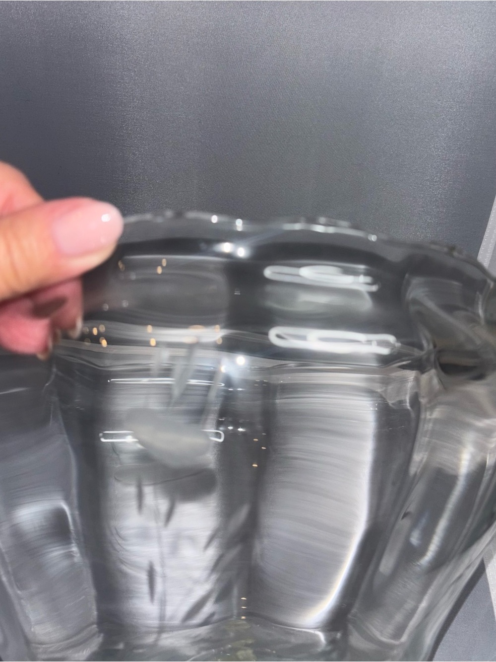 VTG Princess House Crystal 9" Salad Bowl Heritage Etched With Beveled Scalloped - Picture 4 of 9
